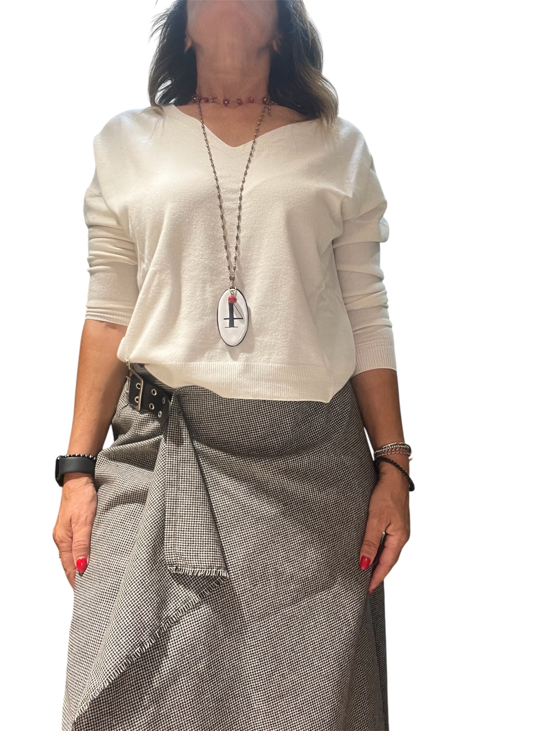 Maglia crema philia loft