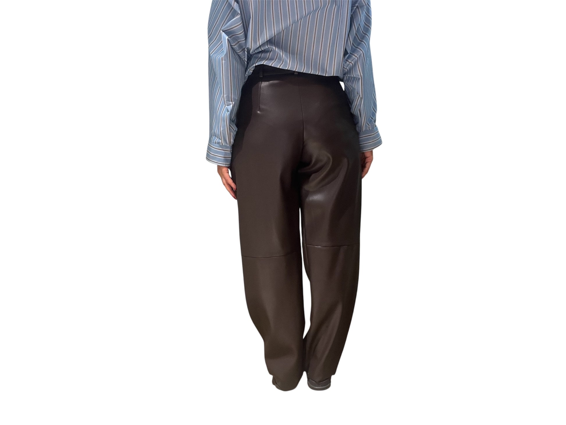 Pantaloni in eco pelle c/pences 5 Susy mix