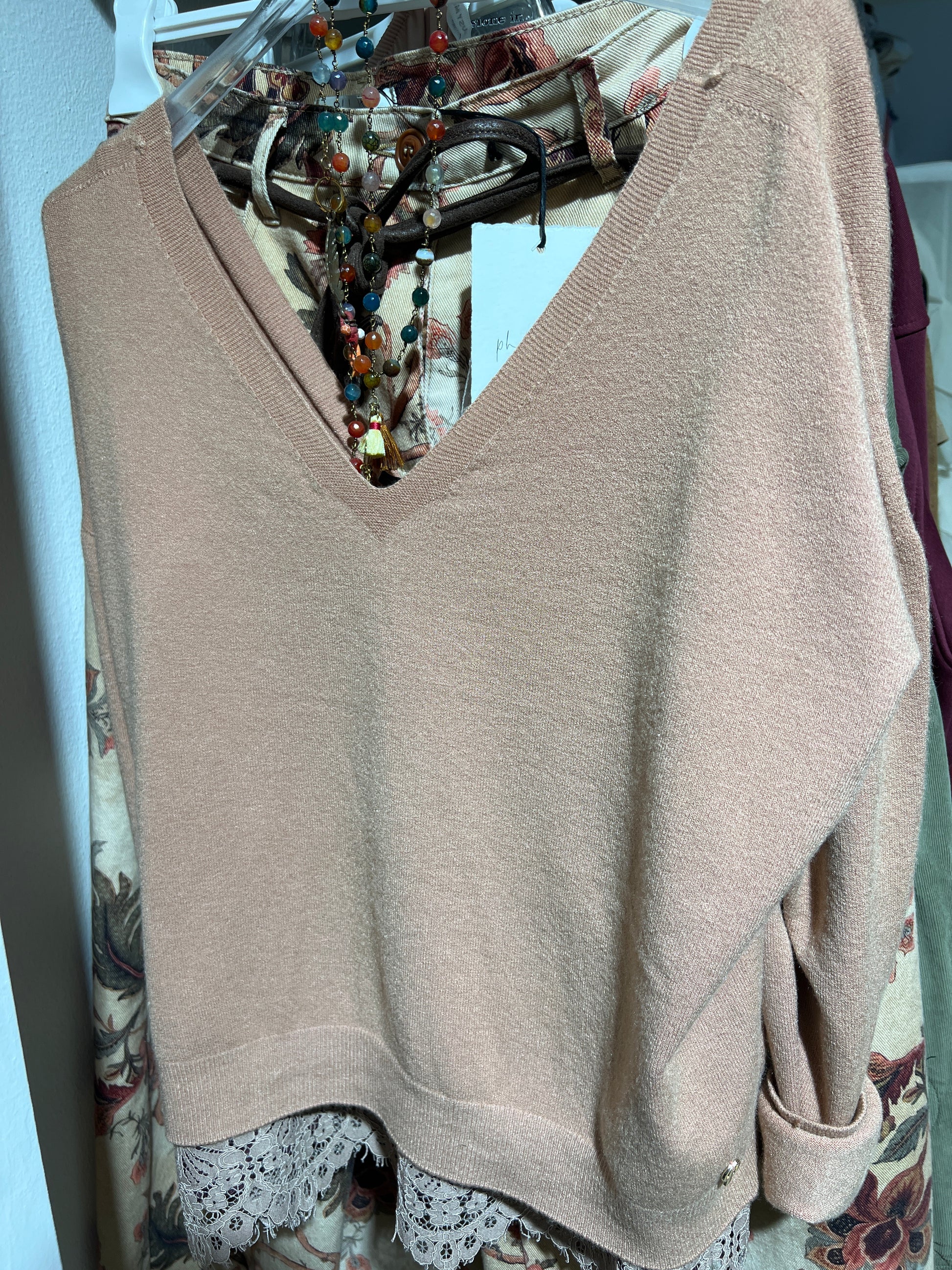 Maglia crema philia loft