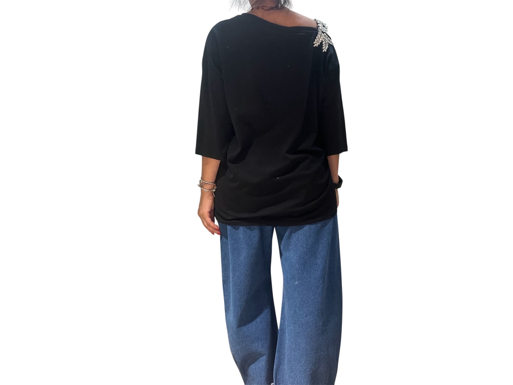 T shirt gioiello tensione in