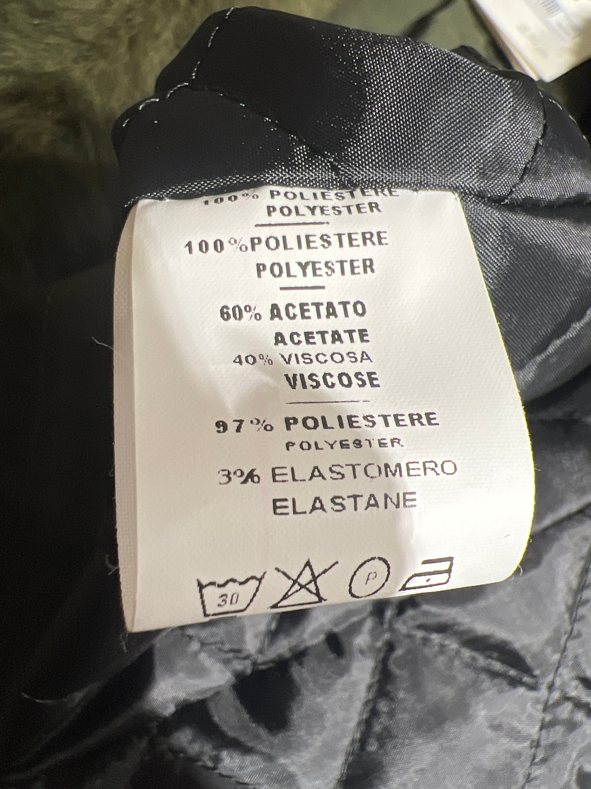 Parka verde tensione in