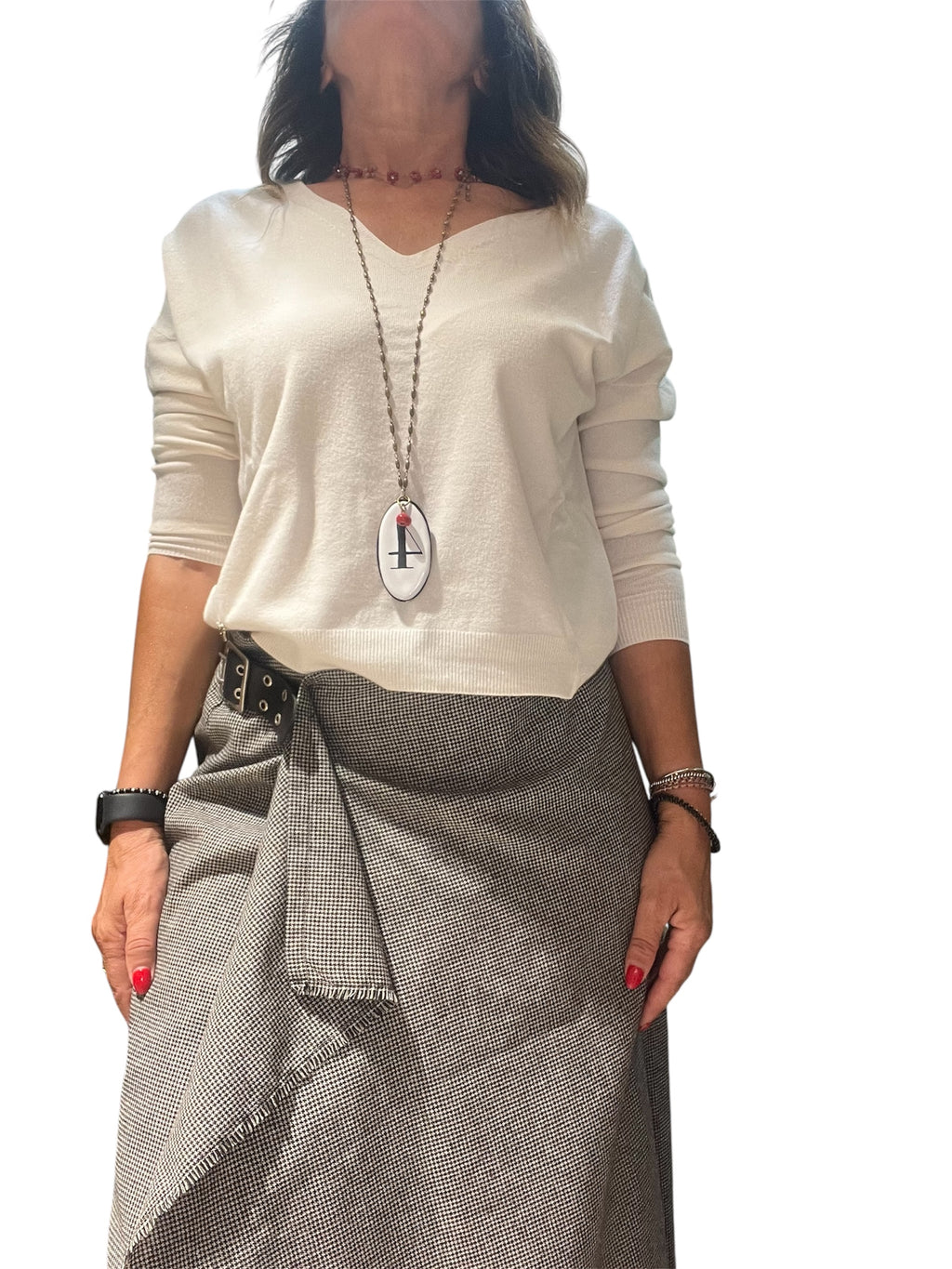 Maglia crema philia loft