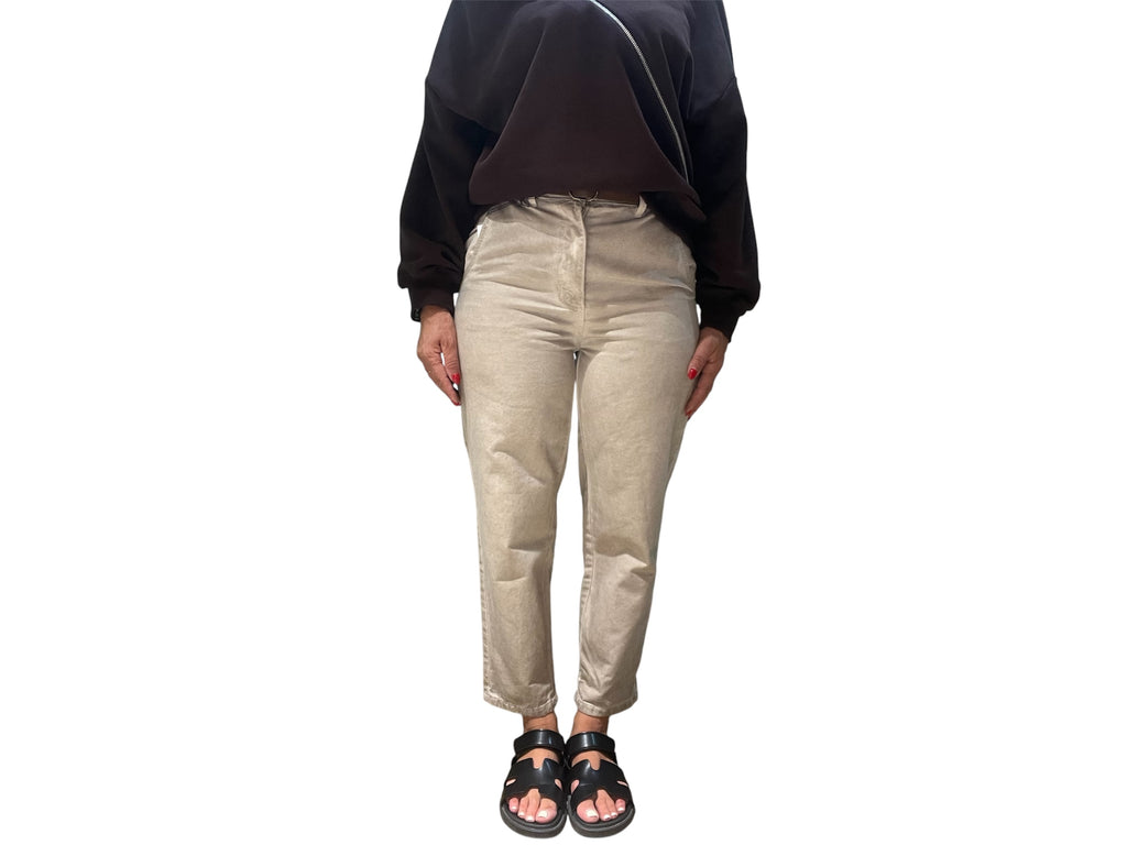 Pantaloni con cintura tensione in