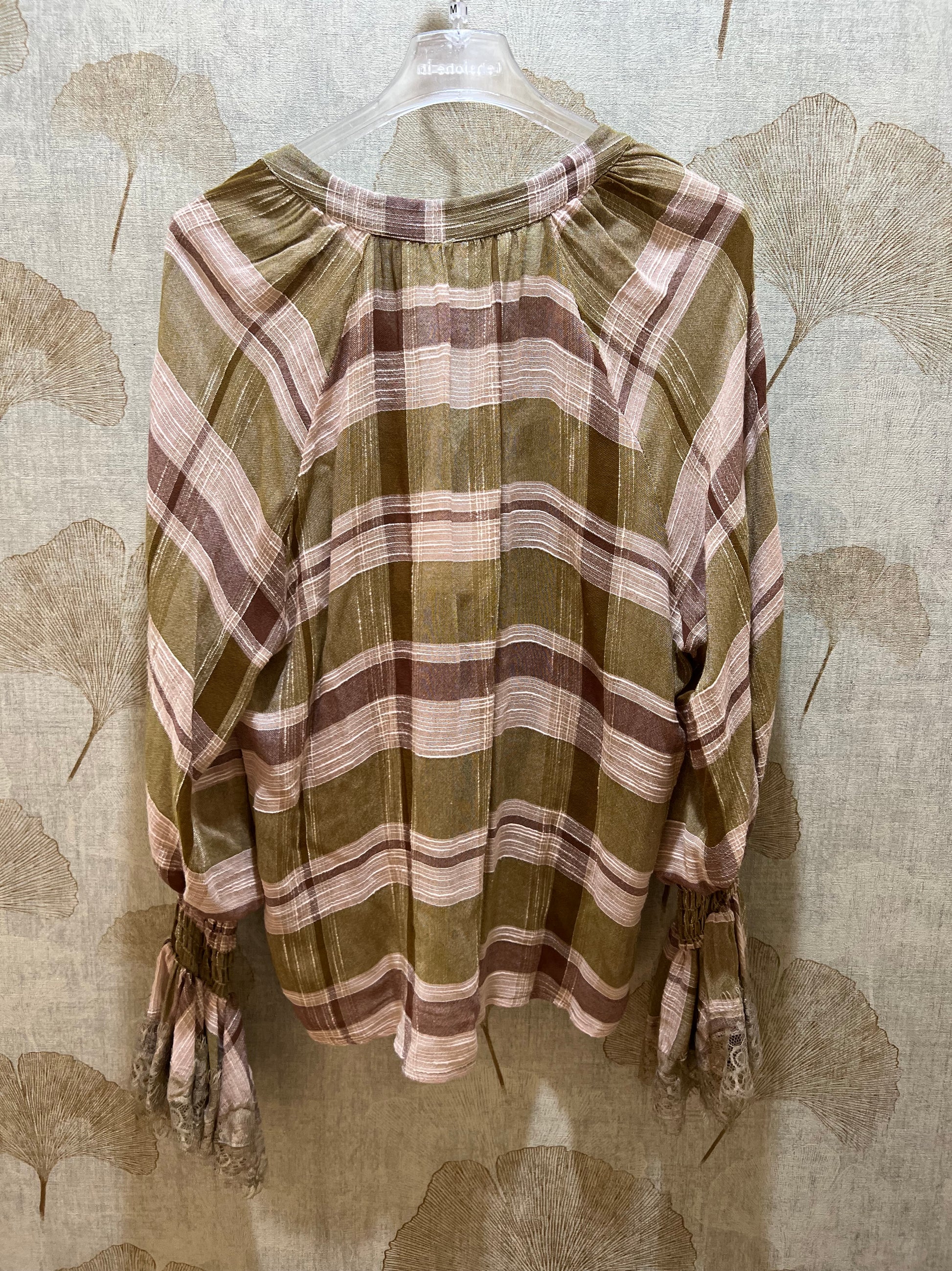 Camicia scacchi tensione in