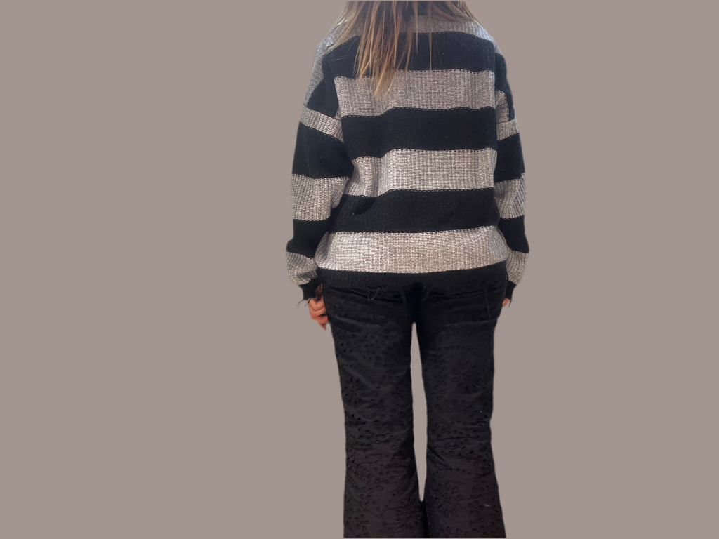 Maglione vicolo a righe