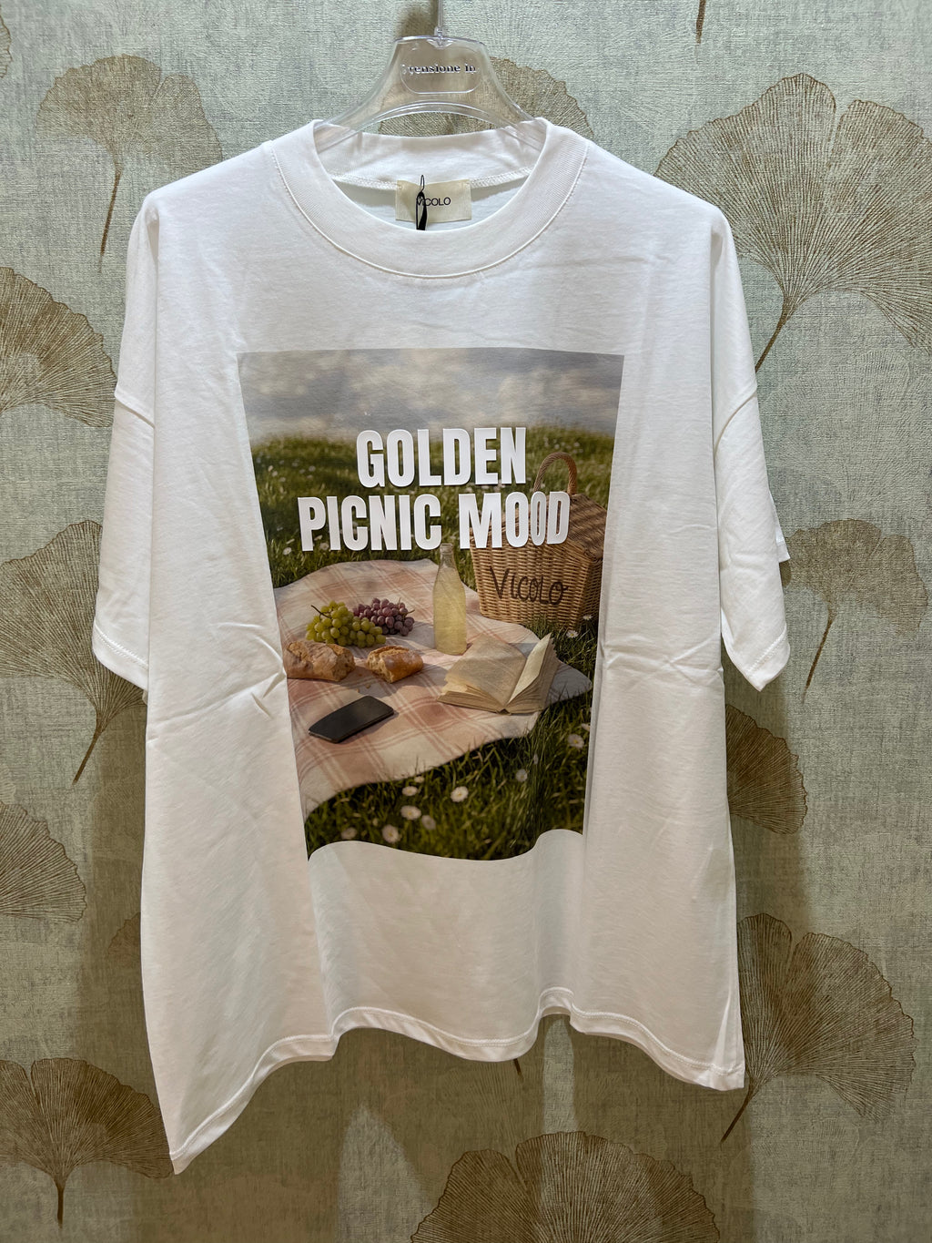 T shirt vicolo con stampa