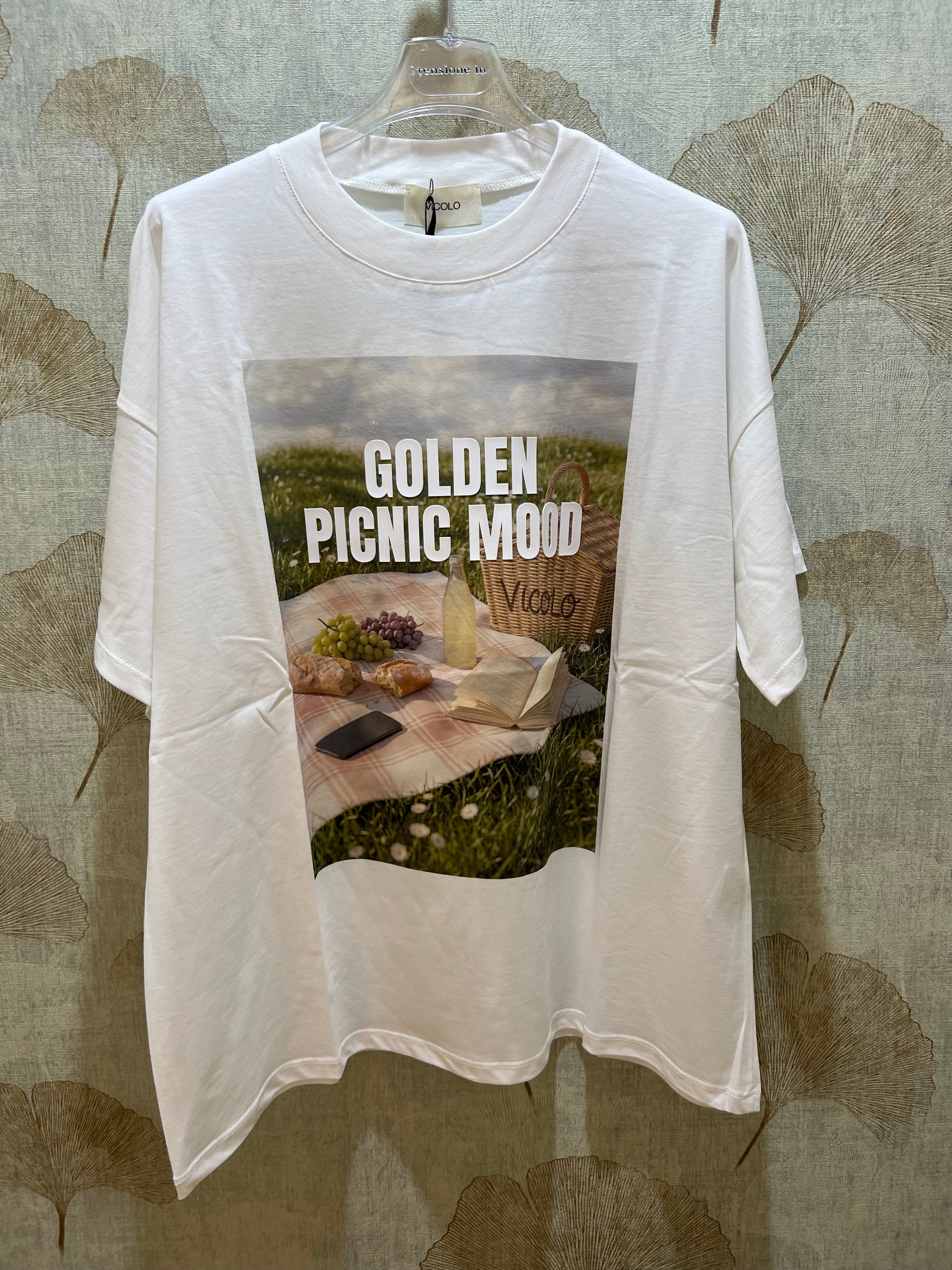 T shirt vicolo con stampa