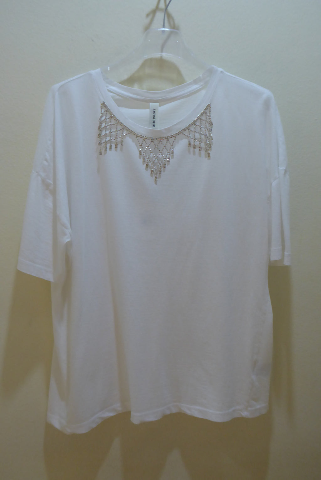 T shirt Strass Tensione In