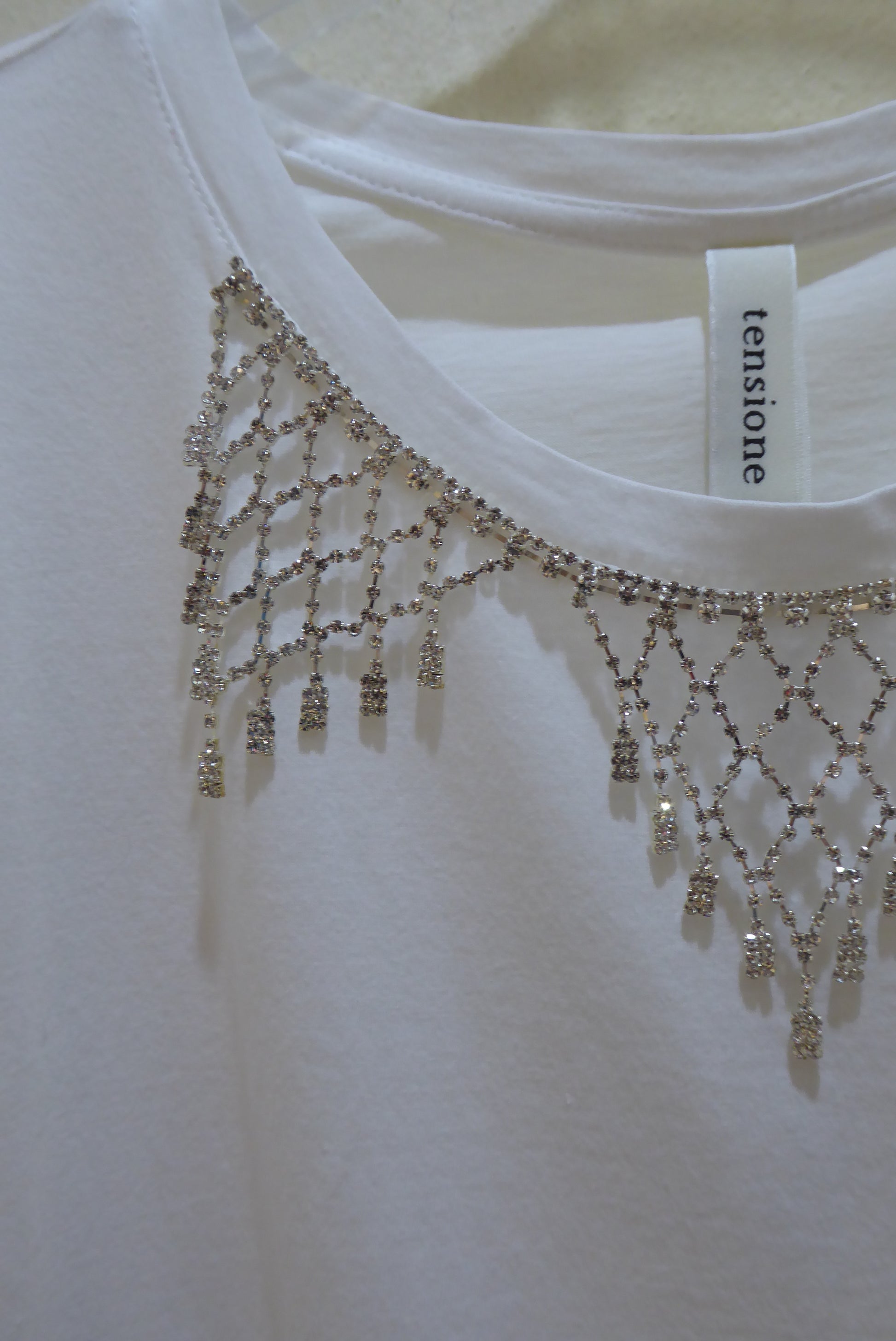 T shirt Strass Tensione In